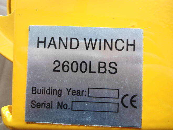 2600LBS手動絞盤--河北東圣吊索具制造有限公司--小型攪拌機|石材夾具|液壓堆高車|手動叉車 2600LBS手動絞盤--河北東圣吊索具制造有限公司--小型攪拌機|石材夾具|液壓堆高車|手動叉車